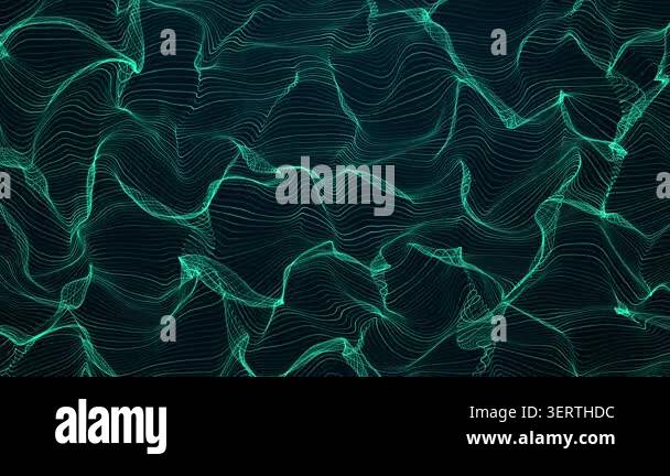 Abstract Line Particles Video Animated Background Stock Video Footage ...