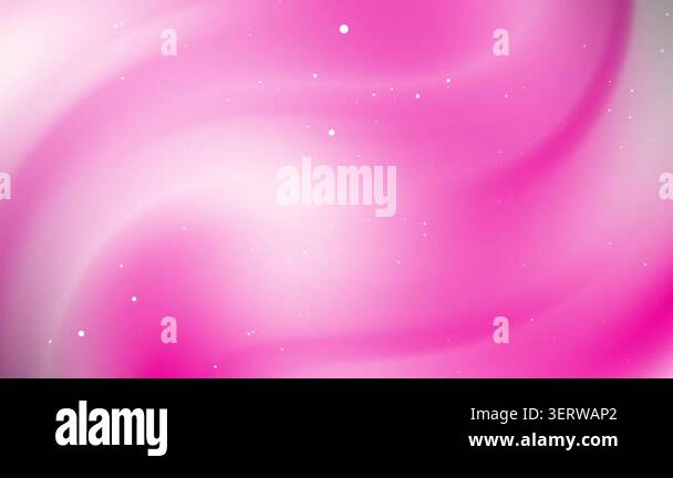 Abstract pink and white swirling background with small white particles ...