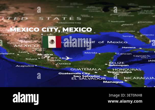 flight-from-mexico-city-mexico-to-dakar-senegal-with-flag-pins-stock