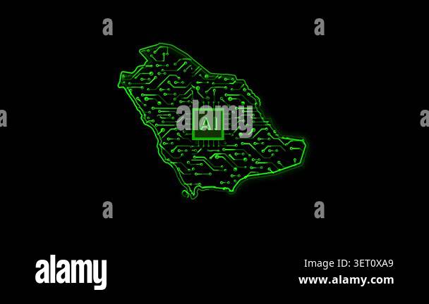 saudi-arabia-country-map-chipset-technology-opener-suitable-for-tech