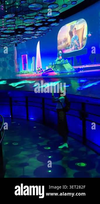 13 January 2026, Dubai Expo City, UAE: Immersive experience in a ...