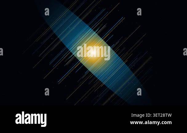 Diagonal Blue and Gold Light Streaks Loop Stock Video Footage - Alamy