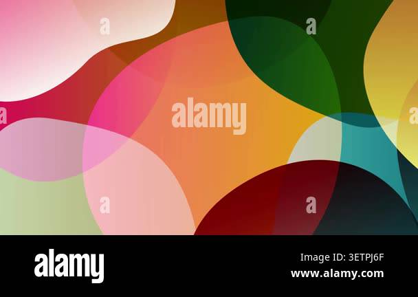 Abstract colorful geometric circular patterns 4K Stock Video Footage ...