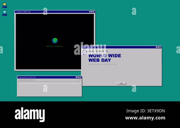world browser monitor with a computer screen Stock Video Footage - Alamy
