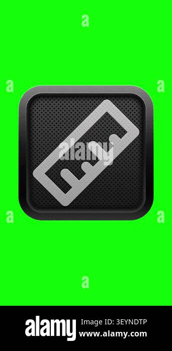 Slanted angle scale measurement ruler layout editing tool icon loop ...