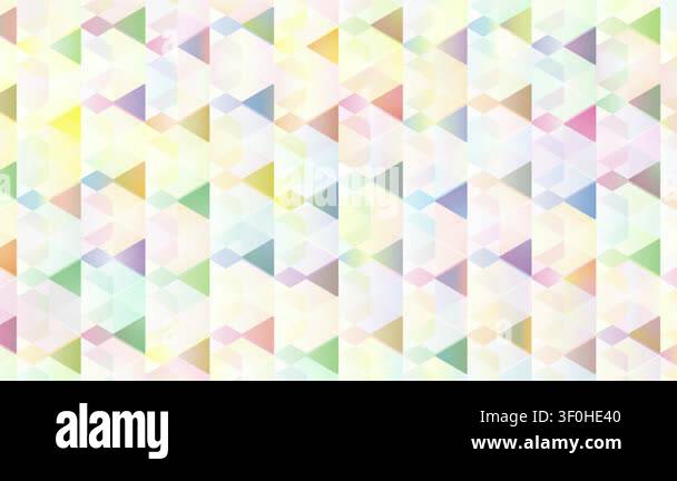 Geometric pastel triangles abstract pattern 4K Stock Video Footage - Alamy