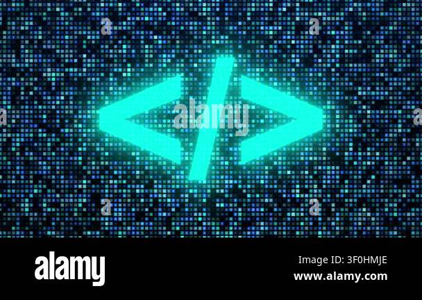 Colorful JavaScript Computer Programming Code Scroll Stock Video ...