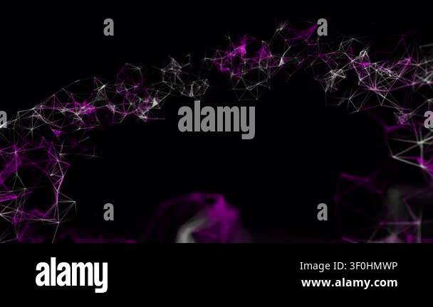 Abstract Plexus Network Technology Science Video Background Stock Video ...