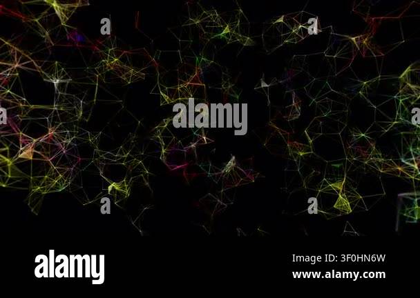 Abstract Plexus Network Technology Science Video Background Stock Video ...