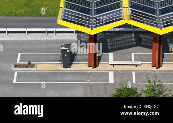 Meppel, 30th of May 2026, The Netherlands. Modern red electric car ...