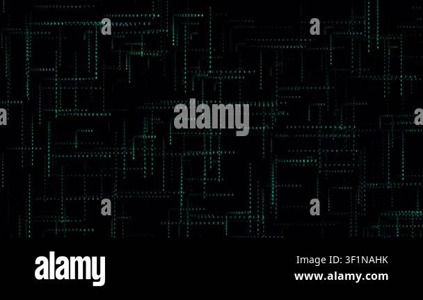Abstract Binary Code Matrix, Binary Code Data Flow Background Stock ...