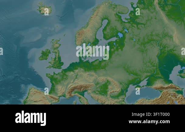 Baltic Sea excluding sub-basins. Location diagram on a colored ...