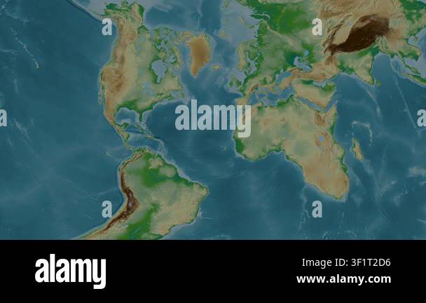 North Atlantic Ocean excluding sub-basins. Location diagram on a ...