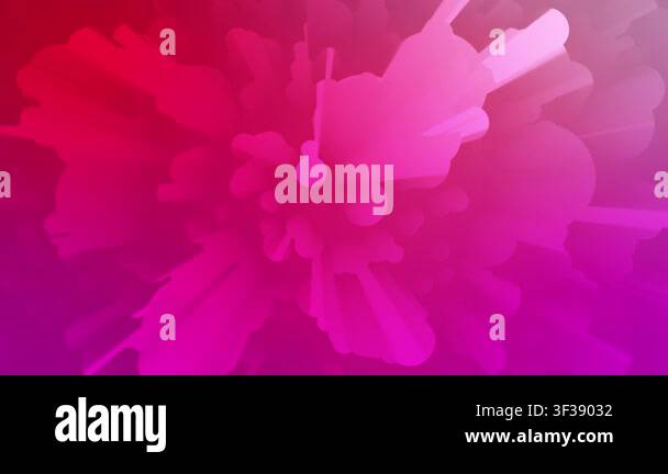 Radiant Rays Magenta Abstract Explosion of Pink and Red Organic Shapes with Light Rays ...