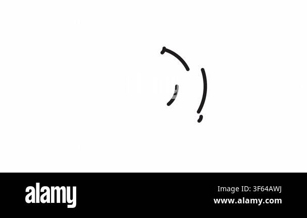 Atom Structure Animated Icon With Alpha Channel. Atomic Model, Electron ...