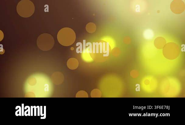 Animation of glowing yellow and orange spots of light against black ...