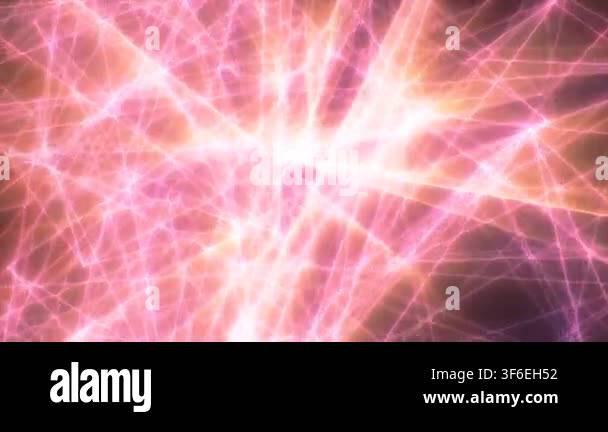 Abstract color changing energy lines triangles magical bright glowing ...
