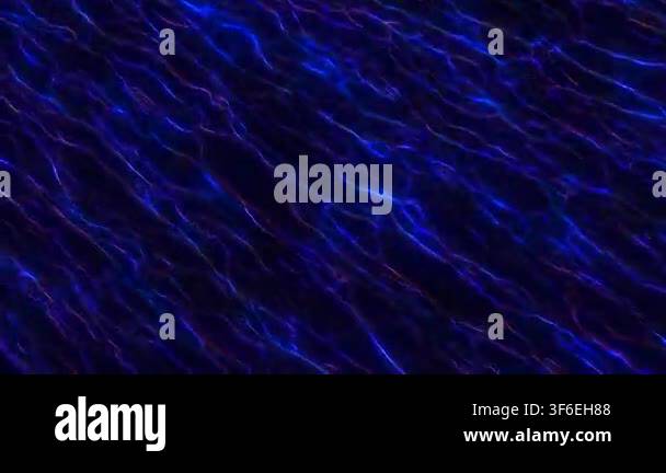 Abstract glowing blue electric streams create a mesmerizing, futuristic ...