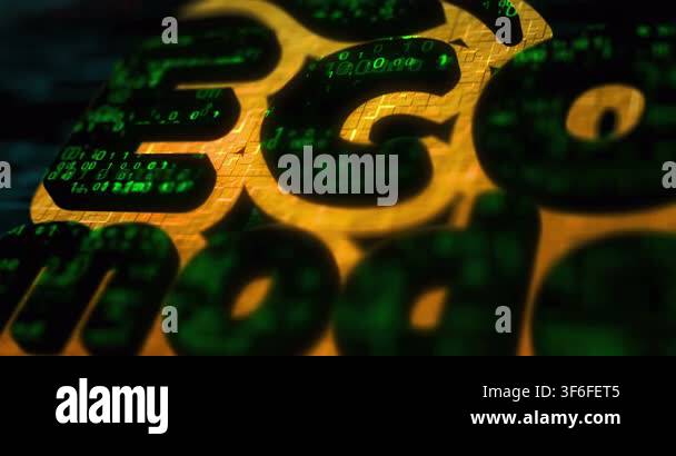 Eco mode and ecology friendly colored symbol concept. Network, cyber ...
