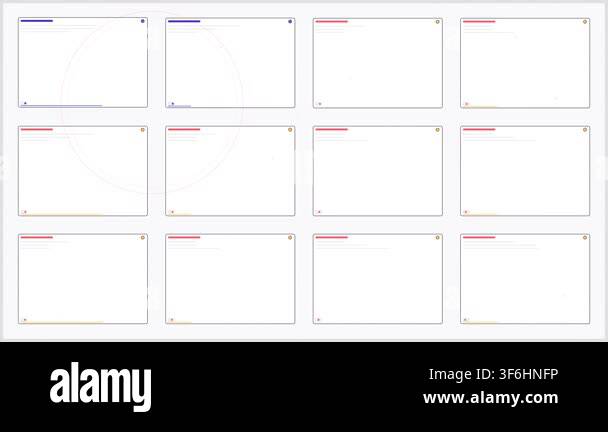 Dynamic animation of a subtle ripple effect spreading across a grid of ...