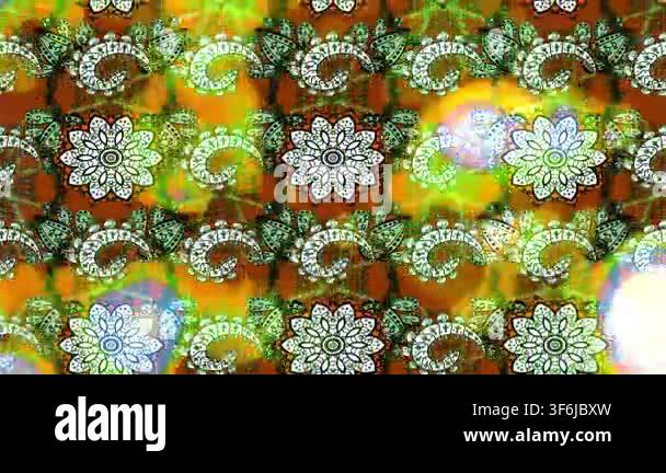 motion-footage-background-with-colorful-elements-flowers-vintage