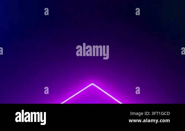 abstract background with neon lines. 3 d rendering Stock Video Footage ...