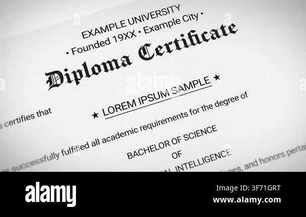Example university diploma certificate design template featuring lorem ...