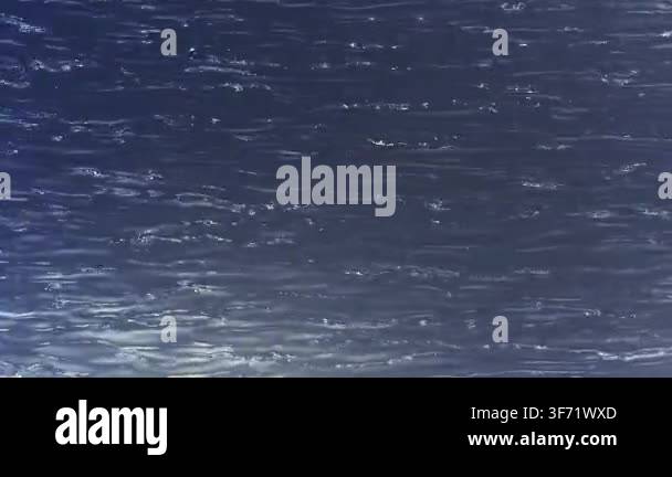 Aerial view of Linear Water Surface like a River from Right to Left ...