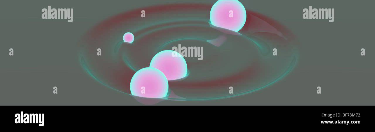 Liquid spheres Stock Video Footage - Alamy
