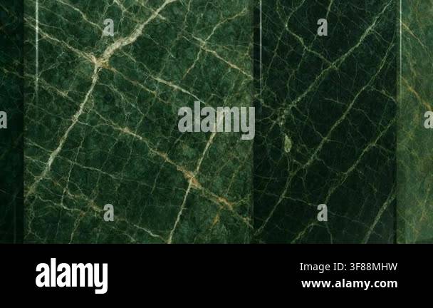 Dynamic Movement Over Premium Verde Marble Tiles Displaying Rich ...