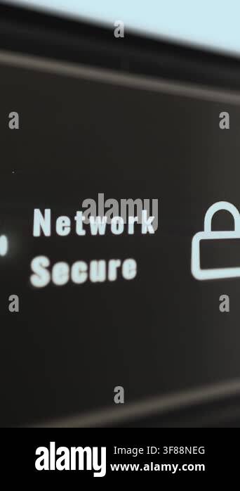 Close-up portrait security interface confirms the command network is ...