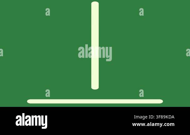 arrow-sign-illustration-white-icon-on-green-background-stock-video