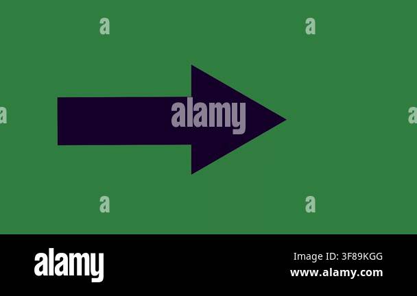 arrow-flat-icon-vector-illustration-stock-video-footage-alamy