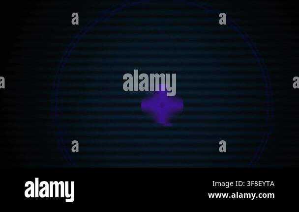 A purple plus sign on a dark background with horizontal lines Stock ...