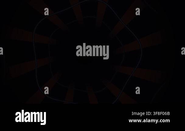 A dark, mysterious motion graphic featuring a rotating circular ...