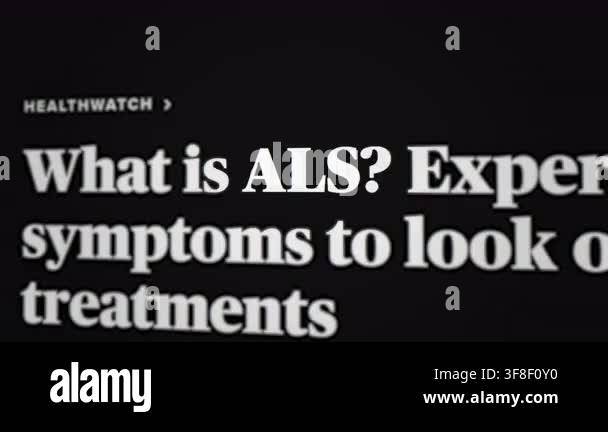 Headline News Articles Across Worldwide Media Focusing on ALS ...