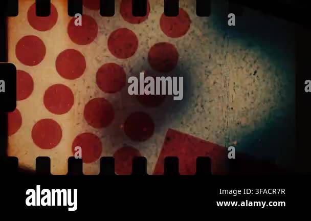 Film Damage Text Motion Graphic. High quality 4k footage Stock Video ...