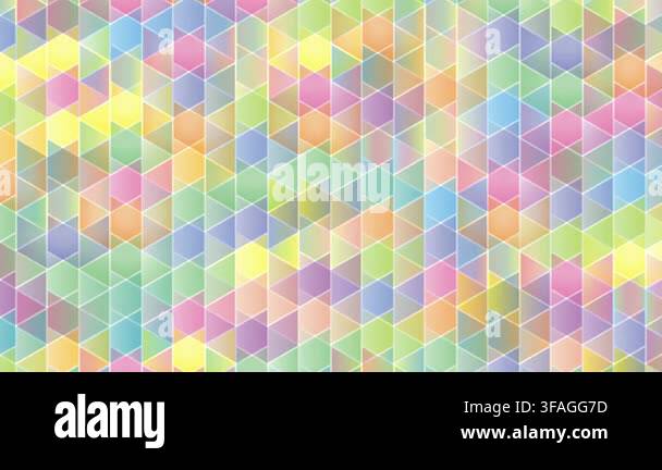 Pastel Geometric Triangle Mosaic Pattern 4K Stock Video Footage - Alamy