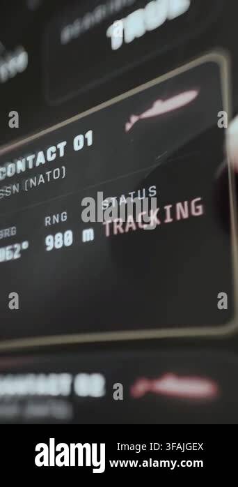 Vertical intelligence panel identifies SSN NATO contact 01 at bearing ...