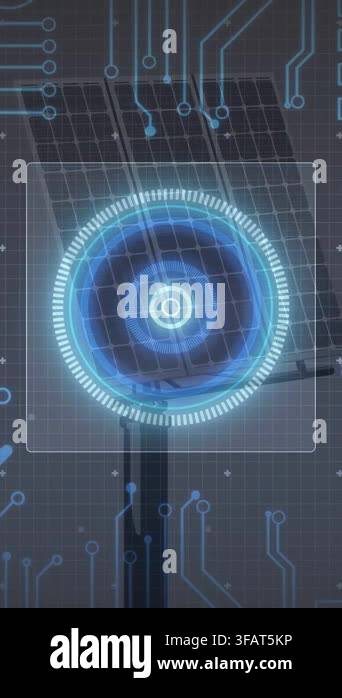 Vertical video: Solar panel HUD overlay appearing, reticle forming and ...