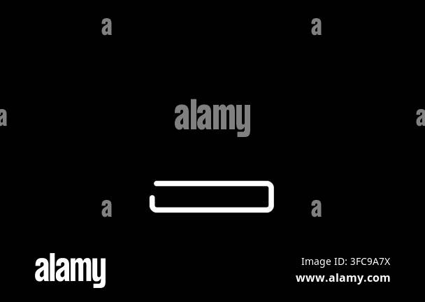 A collection of simple white line art icons representing trophies ...