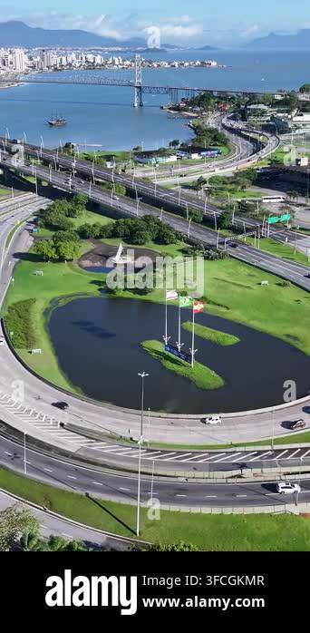 lake-of-flags-at-florianopolis-in-santa-catarina-brazil-city-scene