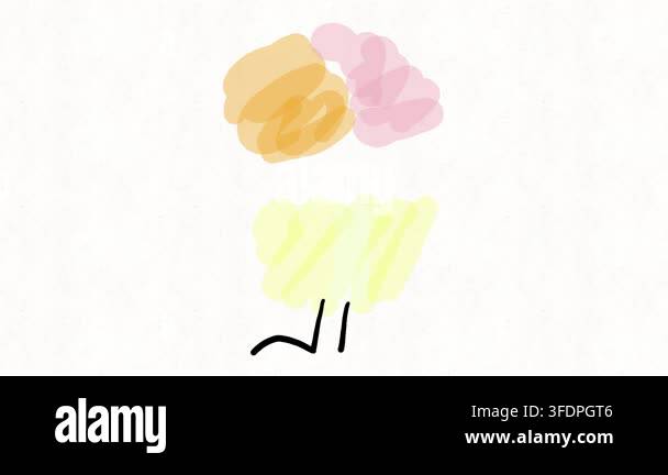 Confused cartoon character with visible brain, question marks and ...
