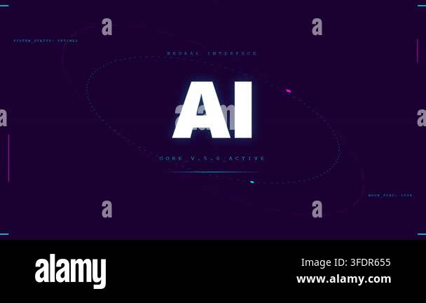 Textual Image File AI text on dark background with coding elements Stock Video Footage - Alamy