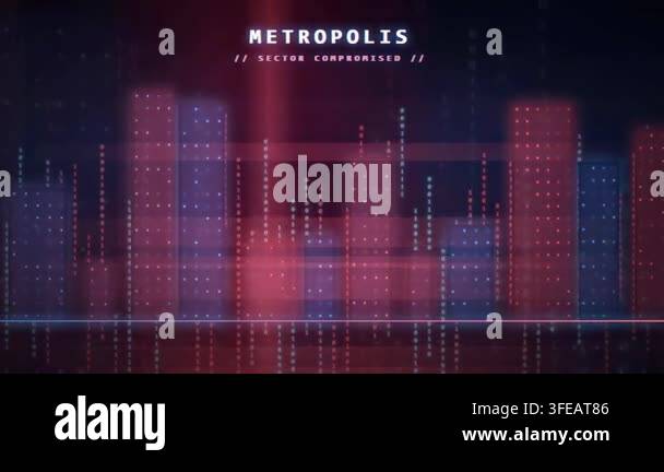 Abstract digital graphic representing data visualization Stock Video ...