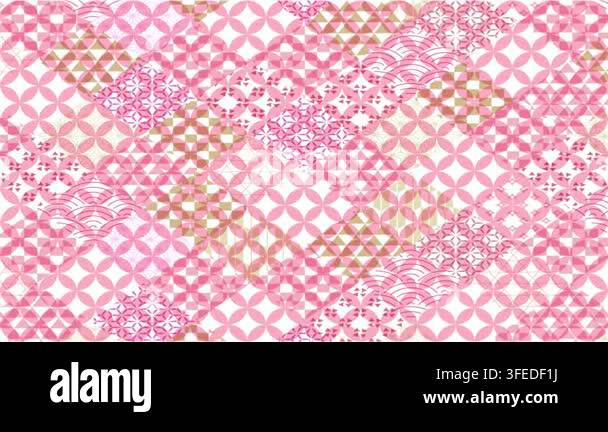 geometric-pattern-with-floral-elements-4k-stock-video-footage-alamy