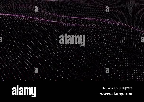 Gradient Motion Waving Pink Digital Dot Grid Motion Graphics Abstract ...