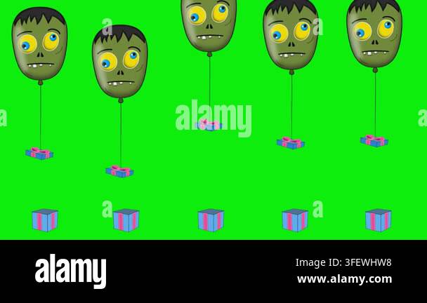 funny cartoon characters of a funny monster. vector illustration Stock ...