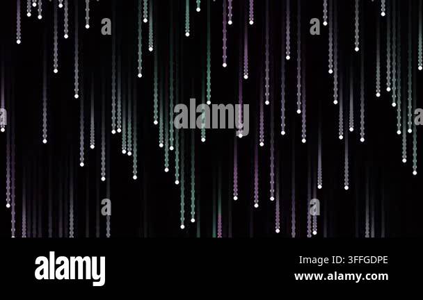 Abstract digital matrix code rain on black background Stock Video ...