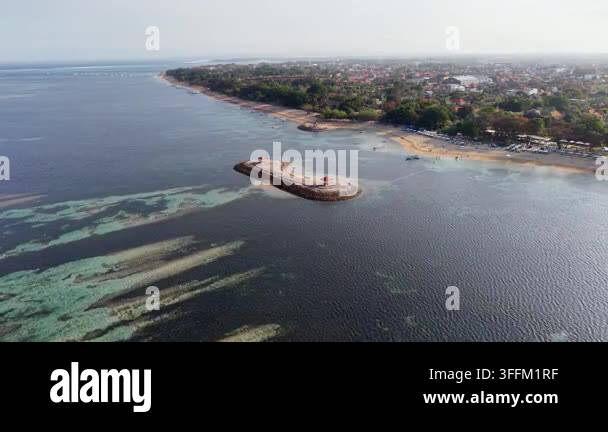 aerial-view-of-tropical-beach-coastline-sea-coral-reef-breakwater
